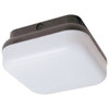 Liteco Medium 1-Light Black Integrated LED Outdoor Ceiling Flush Mount Fixture