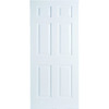 Masonite 32 X 80 In. 1-3/8 In. Thick 6-Panel Hollow Core Slab Door Primed