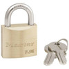 Master Lock 1-1/8 In W Masterlock Brass Padlock Keyed Alike