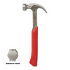 Milwaukee 20 Oz Curved Claw Smooth Face Hammer