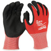 Milwaukee Medium Red Nitrile Cut Resistant Dipped Work Gloves Package Of 12