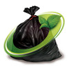 Mint-X 60 Gal. 38 X 58" 1.3 Mil Black Rodent Repellent Trash Bags, Case Of 100