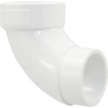 Nibco 2" PVC Dwv 90-Degree Spigot X Hub Street Elbow
