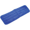 Renown 18" Blue Microfiber Flat Mop Pad, Package Of 3