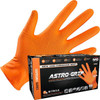 Sas Safety Astro-Grip Disposable Nitrile Gloves, Large, Package Of 100