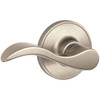 Schlage Seville Series Satin Nickel Hall/closet Door Lever 317864