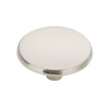 Seasons 1.5 In. Flat Round Brushed Nickel Cabinet Knob, Package Of 25