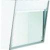 Seasons 24w X 19-1/2"h Top Lighted Sliding Door Mirror Medicine Cabinet