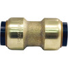 Tectite 1/2" Brass Push-To-connect Coupling