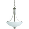 18 In. 3-Light Pendant Fixture (Brushed Nickel)