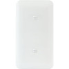 Titan3 One Gang Princess Smooth Blank Wall Plate - White, Package Of 25