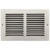 Truaire 10 In. X 6 In. White Stamped Return Air Grille 246426