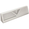 Truaire 18 In. White Sunburst Face Baseboard Supply Diffuser 246448