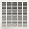 Truaire 20 In. X 20 In. White Stamped Return Air Grille 246431