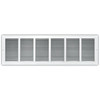 Truaire 30 In. X 8 In. White Stamped Return Air Grille 246436