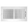 Truaire 6 In. X 4 In. Steel 2 Way Wall/ceiling Register 246956