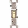 Leviton 15 Amp Single Pole Switch, Ivory, Package Of 10