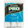 Wooster  9 in. x 3/8 in. High-Density Fabric Wooster Pro White Woven Roller Cover Applicator/Tool (3-Pack)