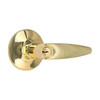 Shield Security Straight Entry Door Lever (Bright Brass)