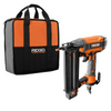 RIDGID Pneumatic 18-Gauge 2-1/8 in. Brad Nailer with CLEAN DRIVE Technology, and Tool Bag