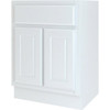 Seasons Bath Vanity Base Cabinet, 24w X 34-1/2h X 18d, White Finish
