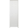 Masonite 34 In. X 80 In. X 4-9/16 In. Primed 6-Panel Single Prehung Interior Door Right Hand Split Jamb