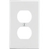 Hubbell 1-Gang Duplex Receptacle Wall Plate (25-Pack) (White)