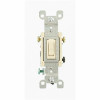 Leviton 15 Amp 3-Way Toggle Switch, Light Almond