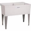 Mustee Utilatub 40 In X 24 In X 33 In Thermoplastic Floor Mount Utility Tub Wht