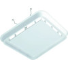 Broan Nutone Plastic Exhaust Fan Grille, 10" Square, White