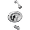 Moen Chateau Single-Handle 1-Spray Tub And Shower Faucet In Chrome Valve Included