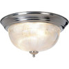 3-Light Flush Mount (Brushed Nickel)