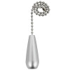 Universal 6-Inch Pull Chain For Light And Ceiling Fans In Silver 4-Pack