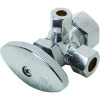 Maintenance Warehouse Multi-Turn Dual Angle Stop Valve 1/2 In. X 3/8 In. X 1/4 In. Comp