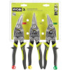 Ryobi Heavy Duty Aviation Snips With Left, Right And Straight Snips, 3 Piece