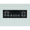 Ge Replacement Control Overlay For Range, Part #wb27k10118