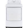 LG 7.3 Cubic Feet Ultra Large High Efficiency Electric Dryer DLE6100W