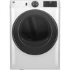 GE ENERGY STAR 7.8 cu. ft. SmartHQ Front Load Electric Dryer, White, ADA