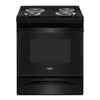 Whirlpool 30 In. 4.8 Cu. Ft. Coil Electric Freestanding Range, Self Clean, Black, ADA