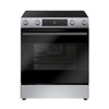 Bosch 100 Series Electric Slide-In Range In Stainless Steel HEF1050MU