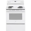 GE ENERGY STAR 30 In. 5.0 cu. ft. Coil Electric Freestanding Range, Standard Clean, White JBS360DMWW