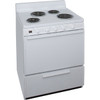Premier 30 In. 3.9 cu. ft. Coil Electric Freestanding Range, Manual Clean, White, ADA EDK100OP