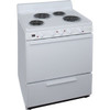 Premier 30 In. 3.9 cu. ft. Coil Electric Freestanding Range, Manual Clean, White, ADA EDKLOHOP