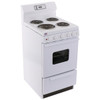 Premier 20 In 2.4 Cu. Ft. Electric Front Control Coil Stove W/ Oven Window (White)
