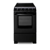 Summit Appliance 20 Inch Wide Electric Range In Black Rex2051brt