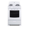 Summit Appliance 24 In. 2.9 Cu. Ft. Coil Electric Freestanding Range, Manual Clean, White, ADA