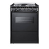 Summit Appliance 24 Inch Wide 220v Electric Range In Black Tem610crw
