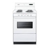 Summit Appliance 24 Inch Wide 220v Electric Range In White Wem630kw