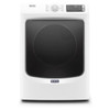 Maytag ENERGY STAR Commercial 7.3 cu. ft. Stackable Front Load 4-Way Vented Gas Dryer, White, ADA