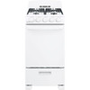 Hotpoint 20 In. 2.3 cu. ft. 4 Burner Gas Freestanding Range, Standard Clean, White, ADA